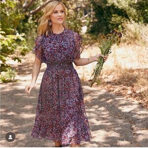 Draper James Faux Wrap Dress, Size Medium